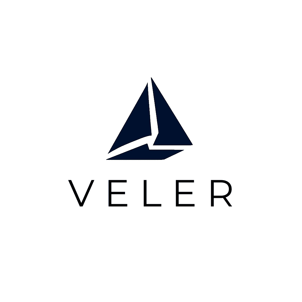 Logo da Veler — holding brasileira de produtos digitais